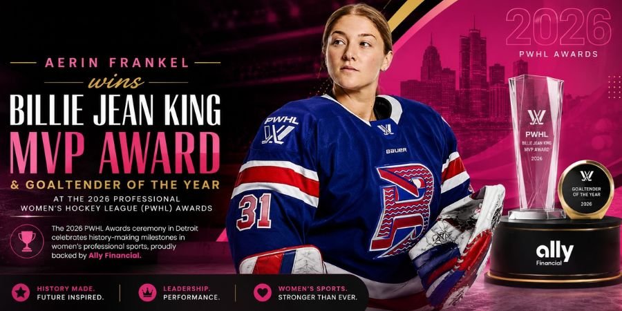 Aerin Frankel Stuns PWHL Awards, Wins MVP & Goaltender Honors