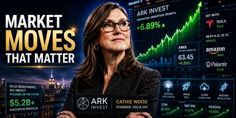 Cathie Wood Trading Frenzy Sparks Massive Investor Attention