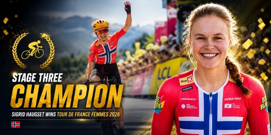 Sigrid Haugset Tour de France Femmes Winner 2026: Stage Three Triumph